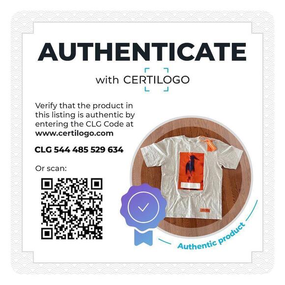 NWT Heron Preston Censored Streetwear Oversized S Graphic Tee, Includes COA - Picture 3 of 10